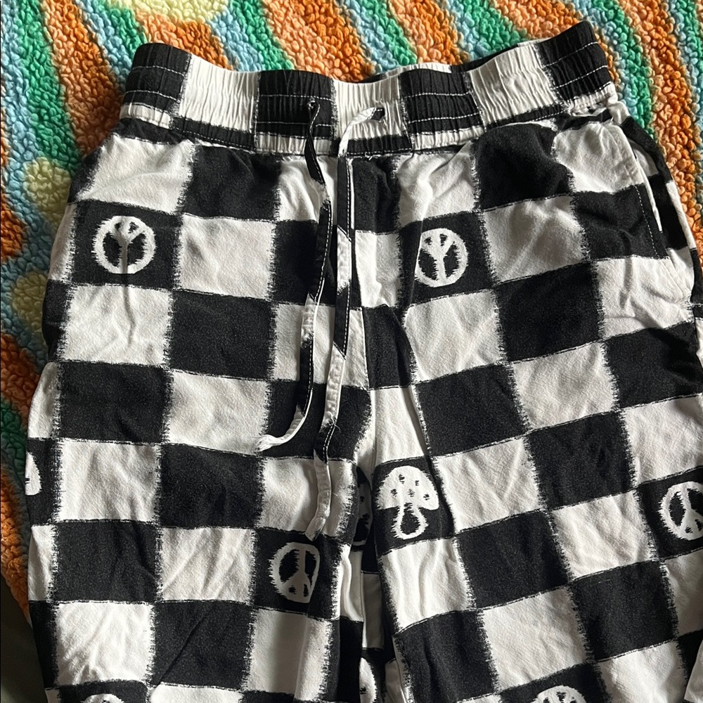 Urban Outfitters Black and White Striped Pants